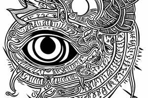 eye of horus tattoo idea
