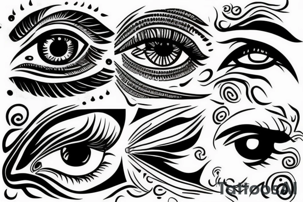 eye of horus tattoo idea