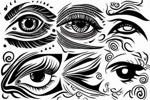 eye of horus tattoo idea
