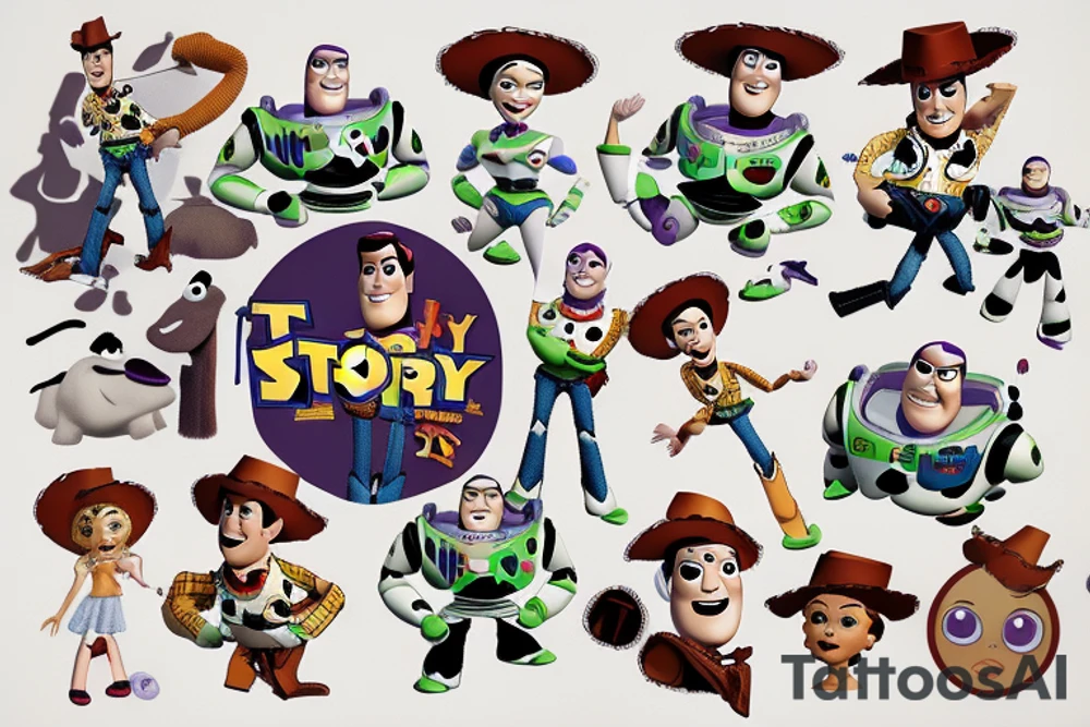 Toy story tattoo idea