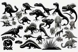 Jurassic park tattoo idea