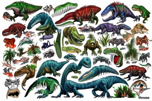 Jurassic park tattoo idea