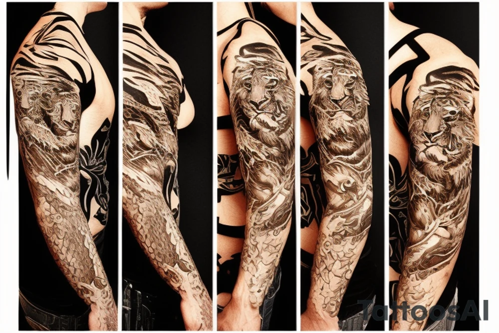 Tiger tattoo idea
