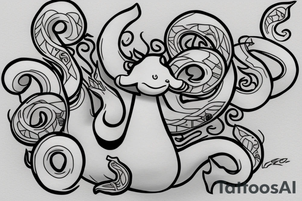 Goodra from Pokemon tattoo idea