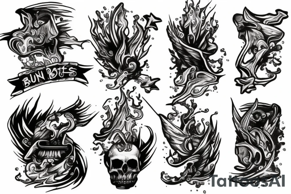 burn the boats tattoo idea