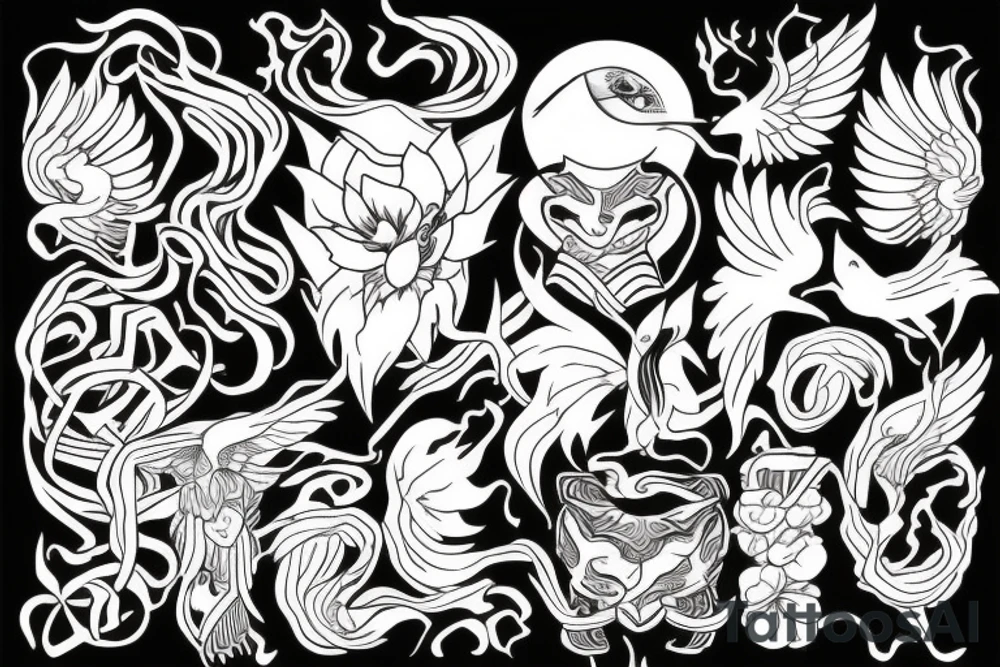 Phoenix tattoo idea