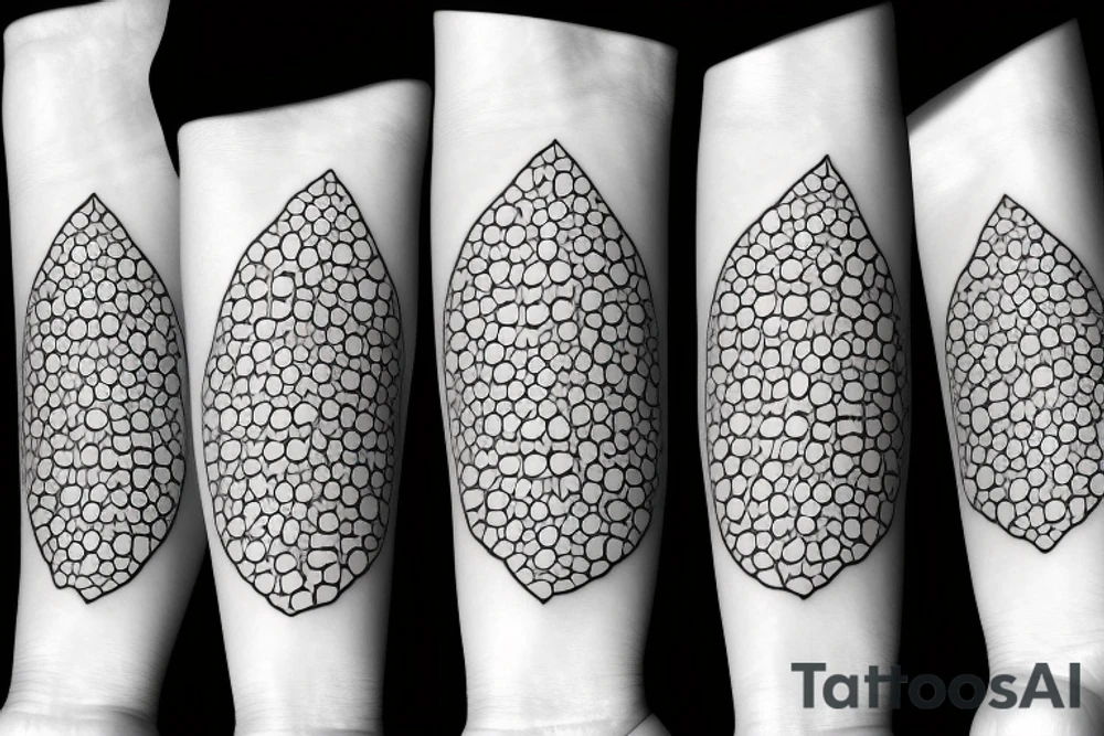 Paw prints love dog tattoo idea