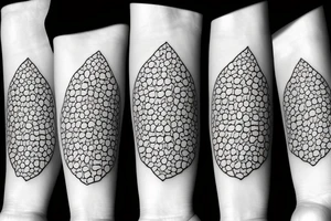 Paw prints love dog tattoo idea