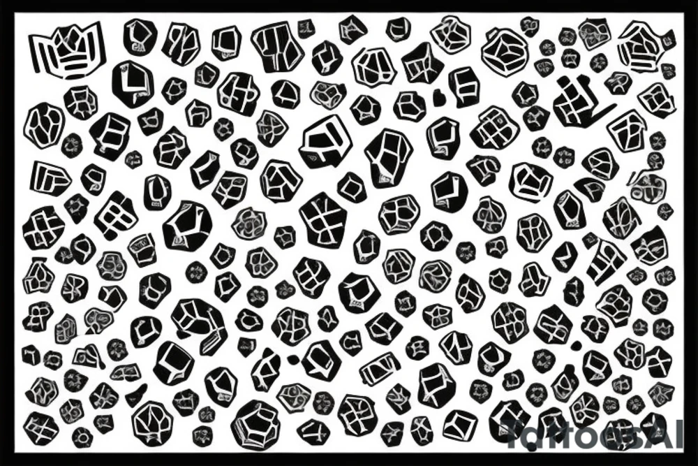 Paw prints infinity tattoo idea
