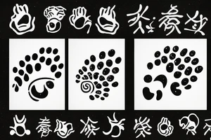 Paw prints infinity tattoo idea