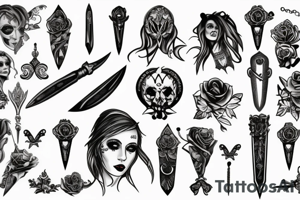 Dagger tattoo idea