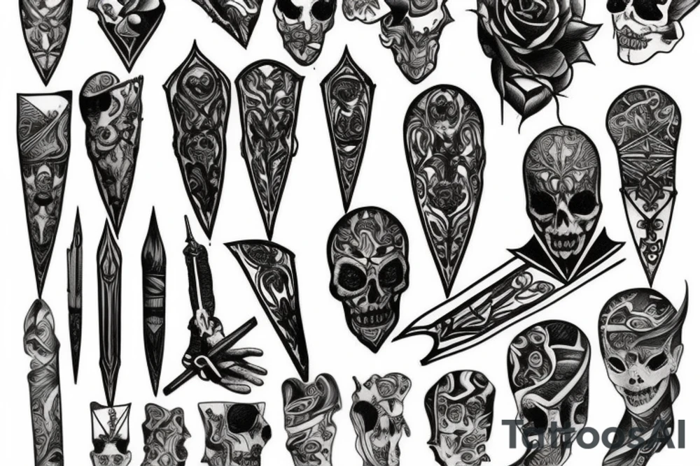 Dagger tattoo idea