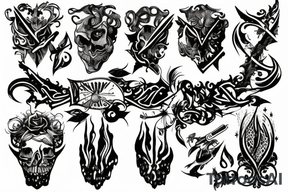 Dagger tattoo idea