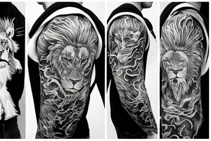 Daniel in the lions den tattoo idea