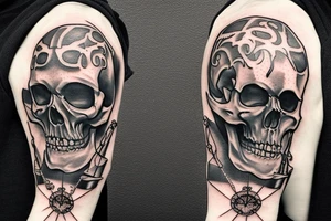 Skeleton pirate tattoo idea