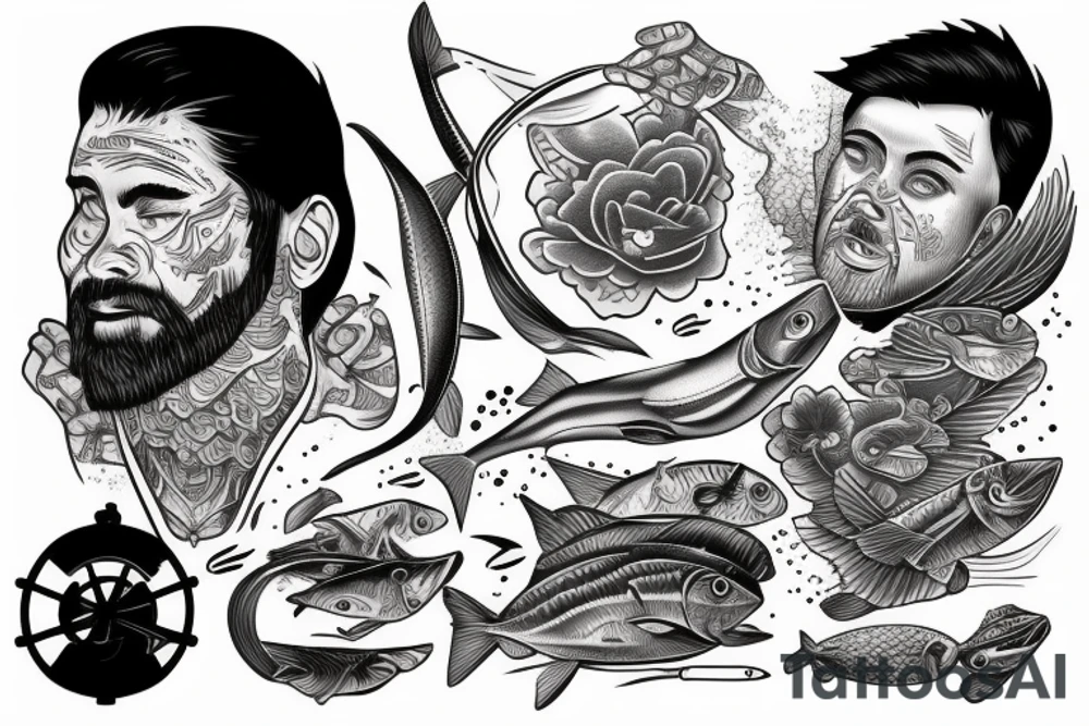 Fisherman tattoo idea