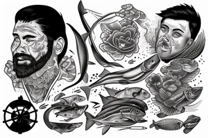 Fisherman tattoo idea