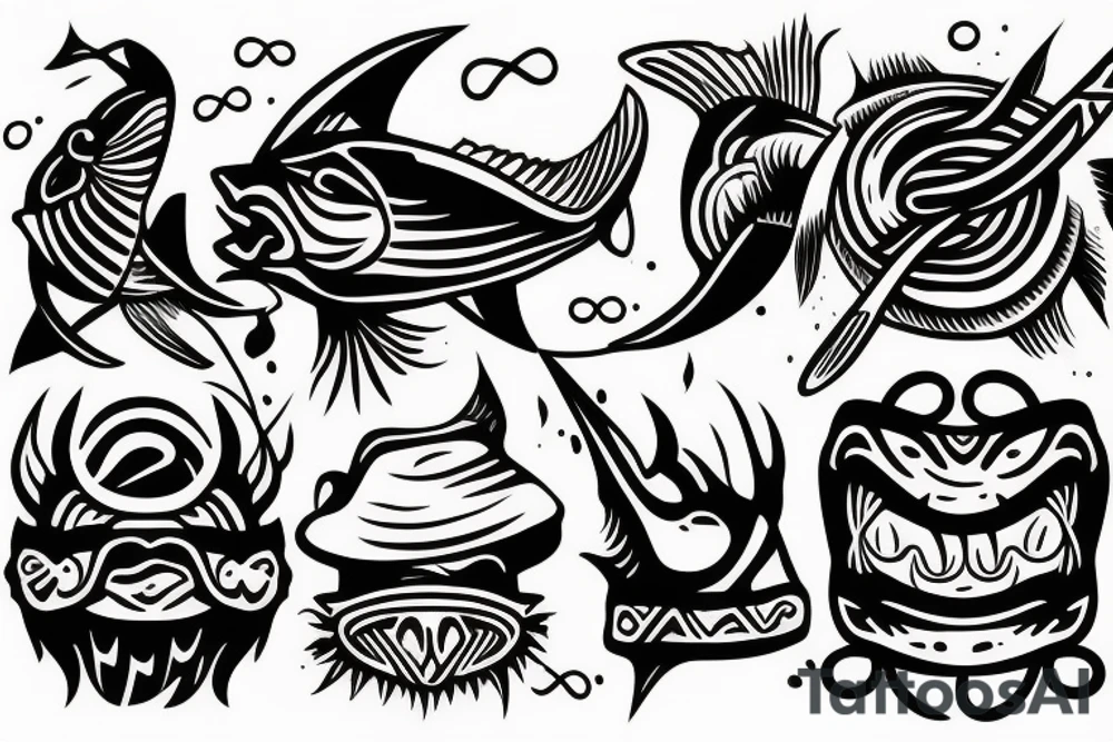 Fisherman tattoo idea
