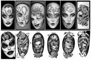 Casino and gamble tattoo idea