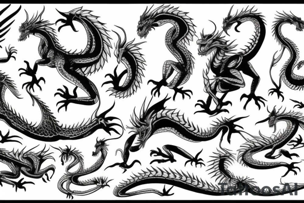 One dragon tattoo idea