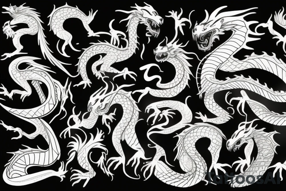 One dragon tattoo idea