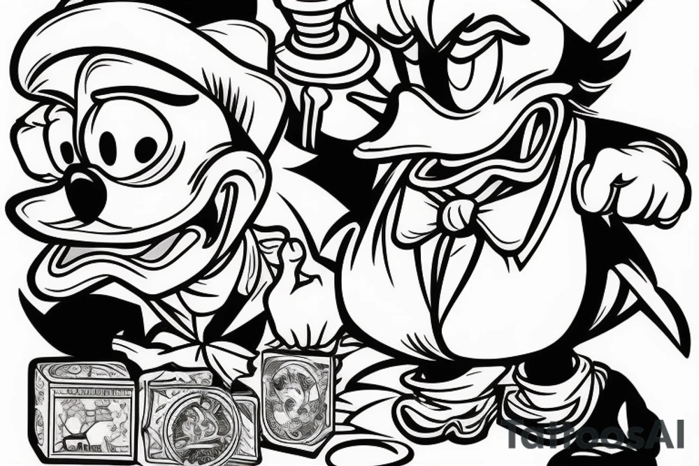 Scrooge mc duck tattoo idea