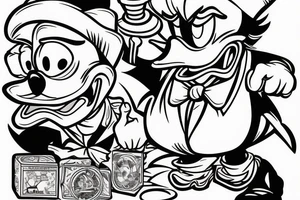 Scrooge mc duck tattoo idea