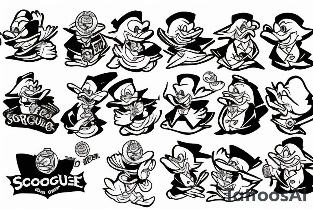 Scrooge mc duck tattoo idea