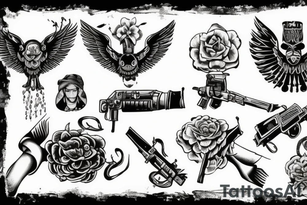 War in Ukraine tattoo idea