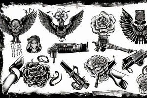War in Ukraine tattoo idea