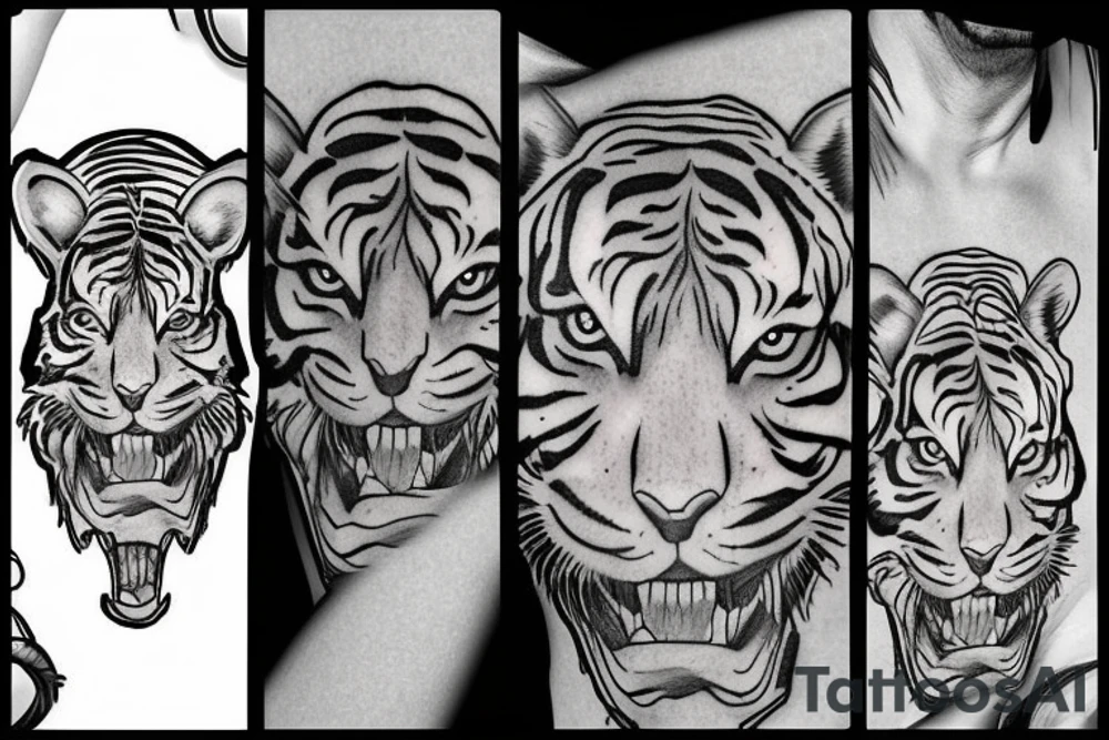 Tiger tattoo idea