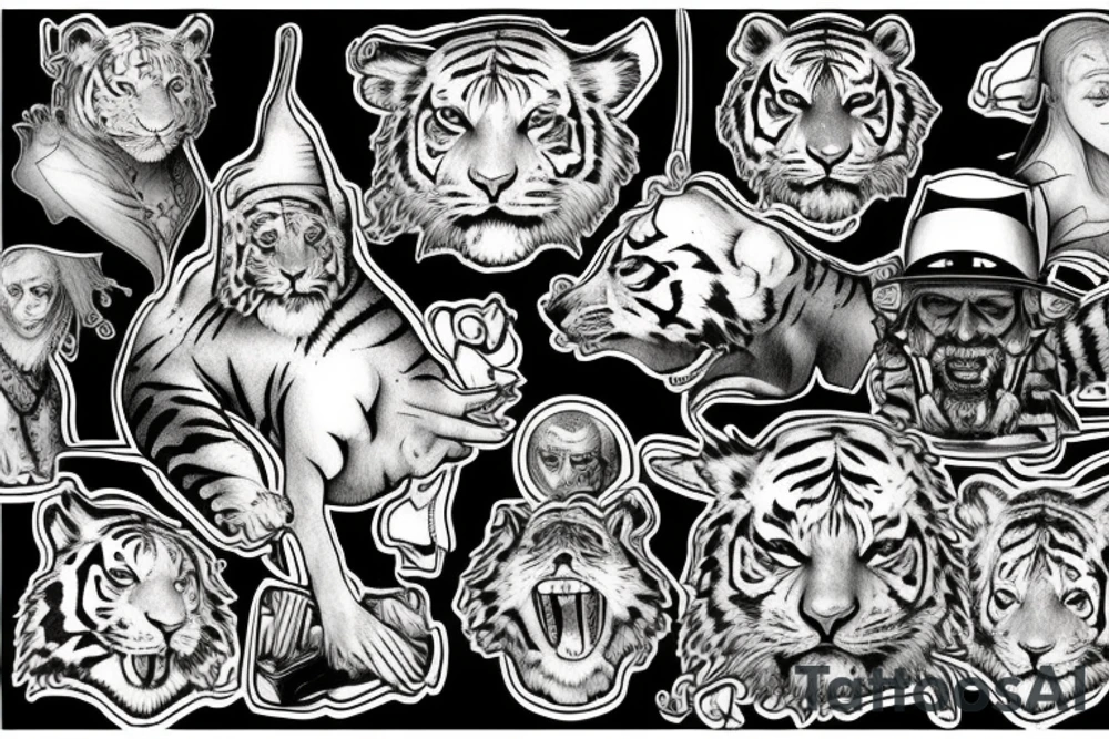 Tiger tattoo idea