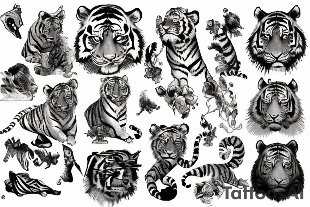 Tiger tattoo idea