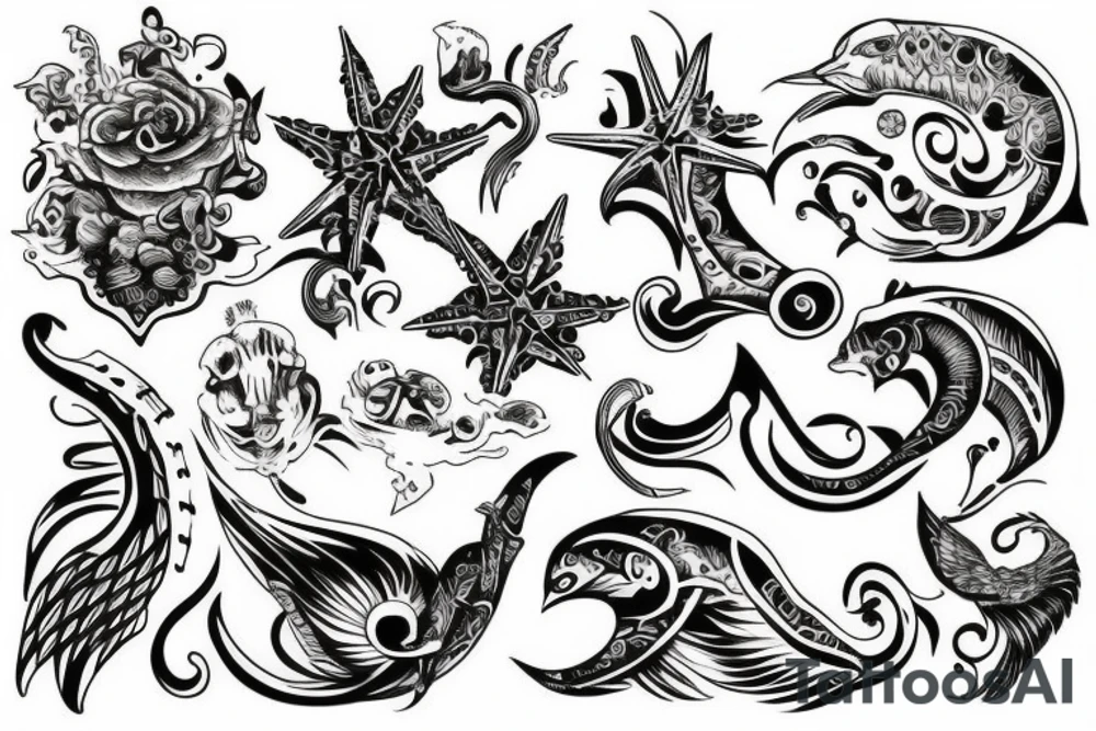 Sea tattoo tattoo idea