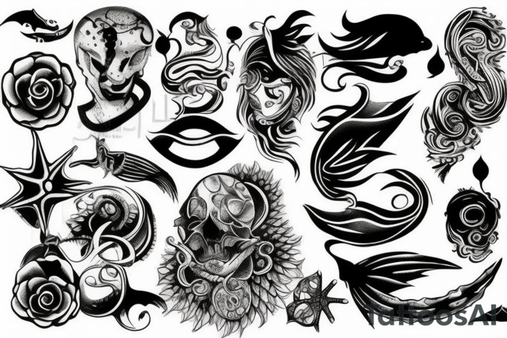 Sea tattoo tattoo idea