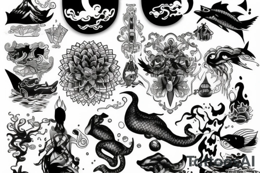 Sea tattoo tattoo idea