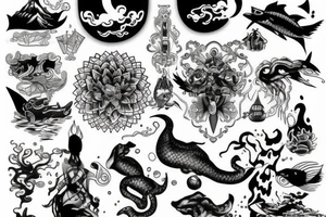 Sea tattoo tattoo idea