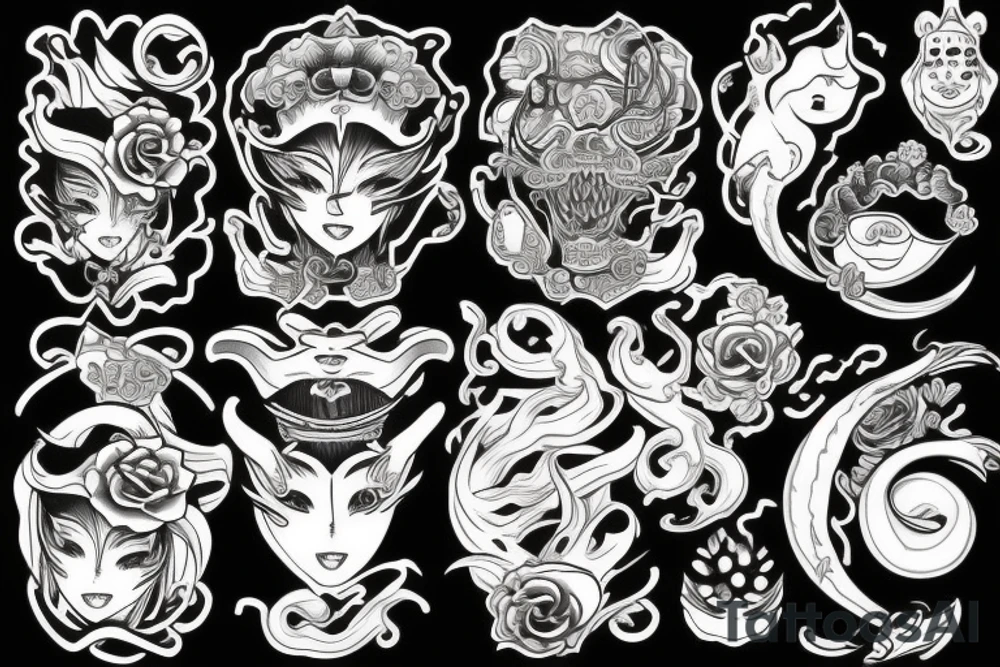 Sea tattoo full sleves tattoo idea
