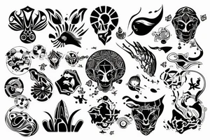 Sea tattoo full sleves tattoo idea