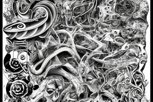 Sea tattoo full sleves tattoo idea