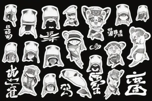 loutre samouraï tattoo idea