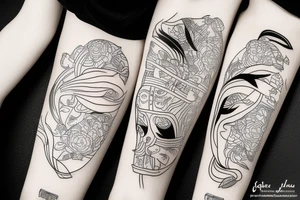 loutre samouraï tattoo idea