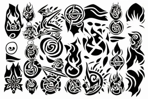 four elements tattoo idea