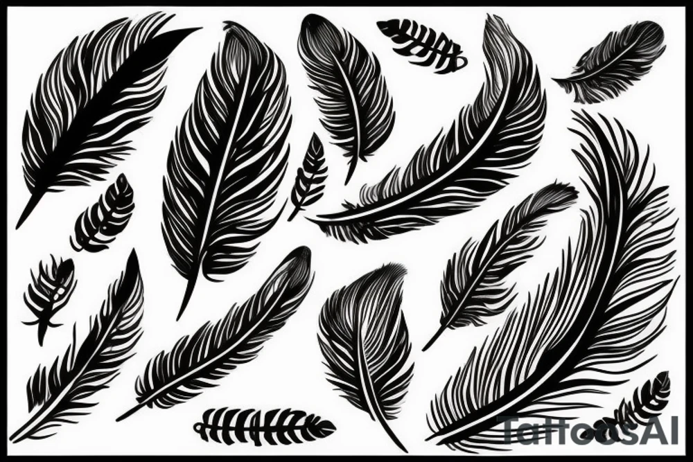 feather tattoo idea