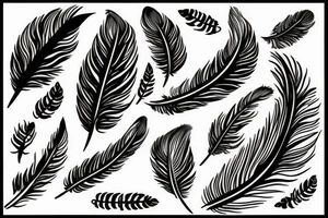 feather tattoo idea