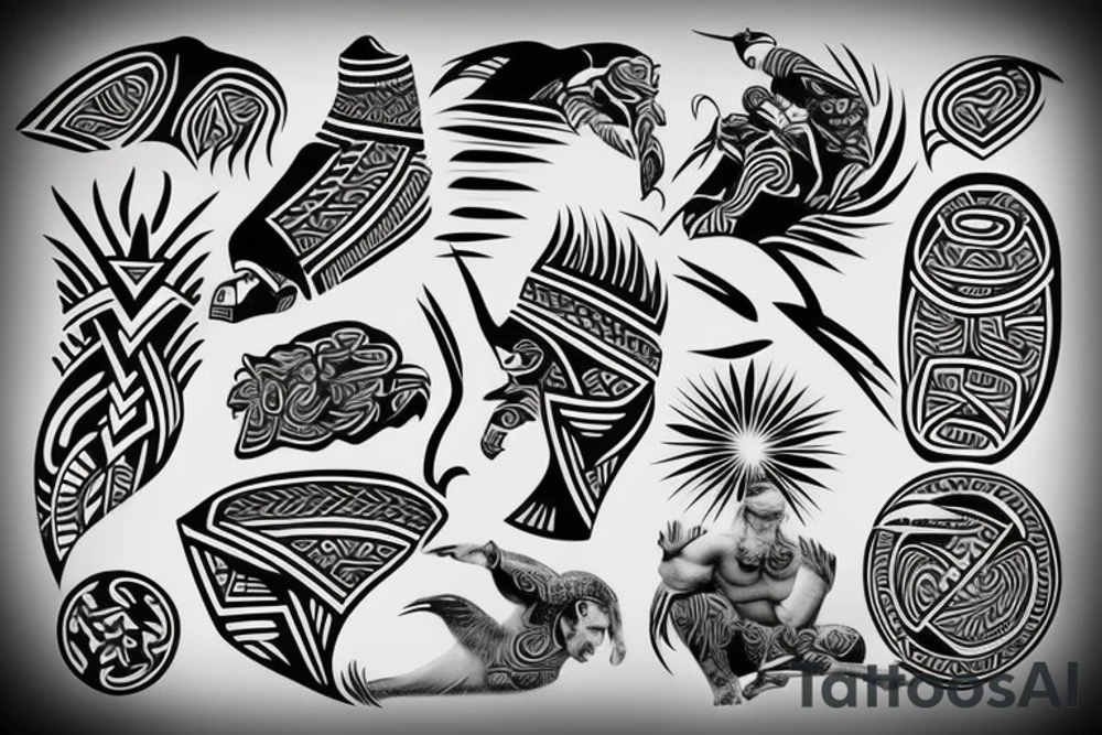 Polynesian tattoo idea