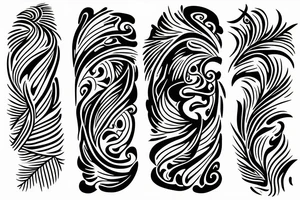 new age phoenix tattoo idea