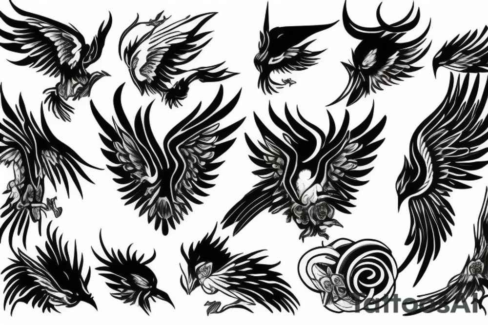 phoenix tattoo idea