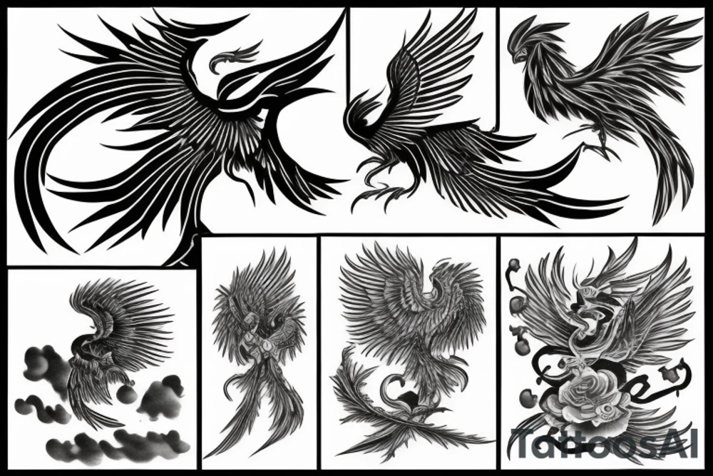 phoenix tattoo idea
