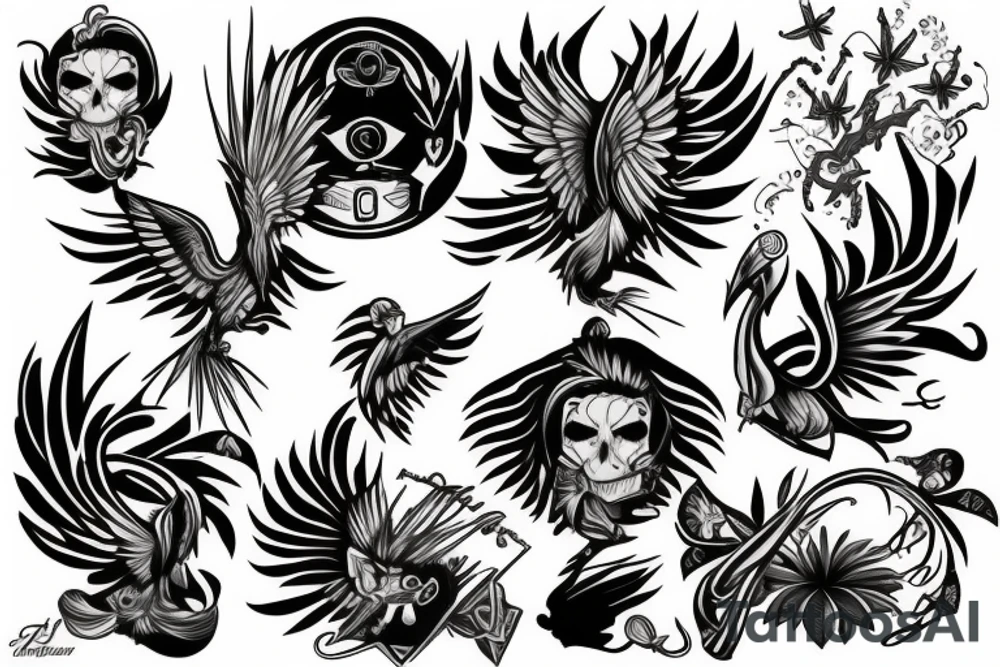 phoenix tattoo idea